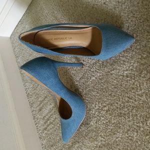 Shoe Republic Denim Pumps